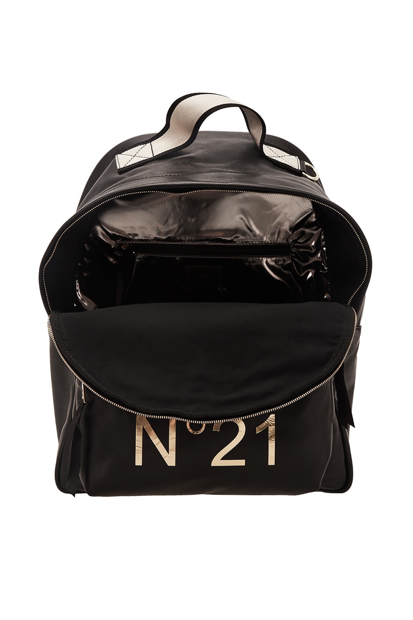фото Кожаный рюкзак с логотипом no.21