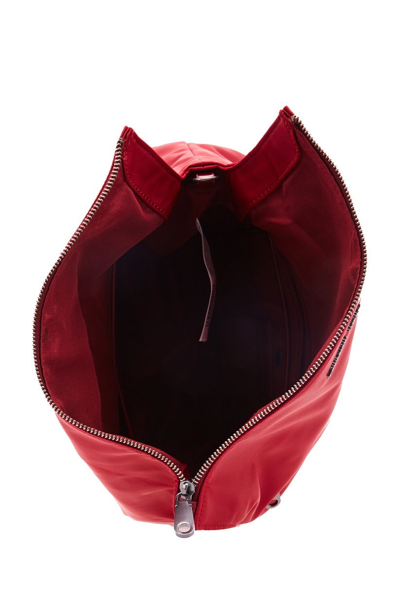 фото Текстильная красная сумка adolfo dominguez
