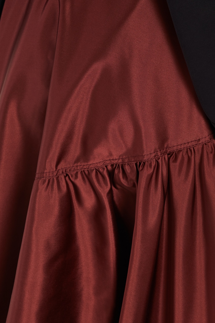фото Бордовая юбка no.21