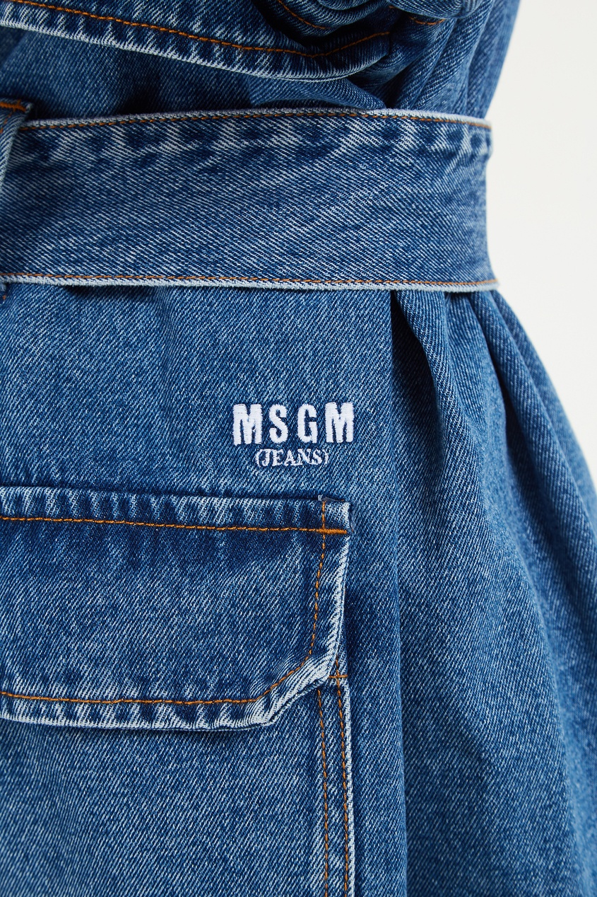 фото Джинсовый плащ msgm