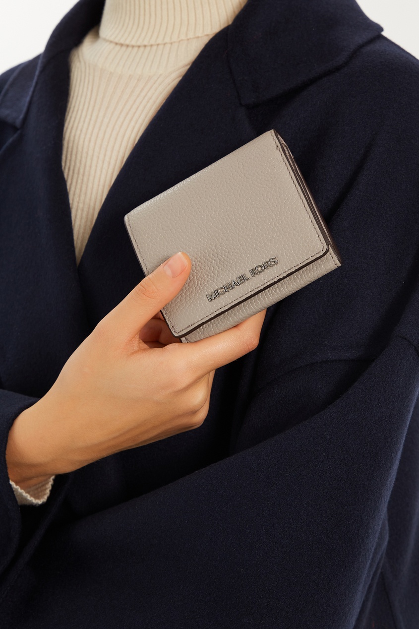 Серый кошелек с логотипом Money Pieces