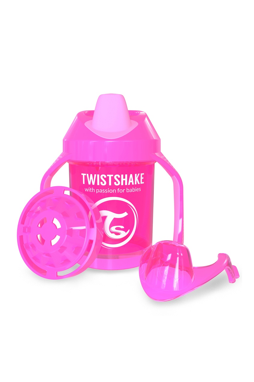 фото Поильник розовый Twistshake Mini Cup