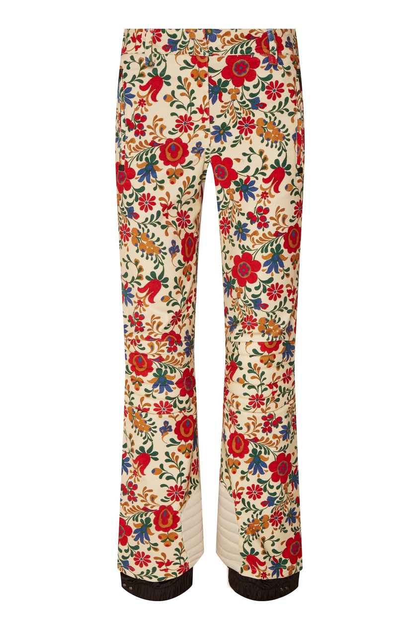 фото Горнолыжные брюки с цветочным принтом 3 moncler grenoble