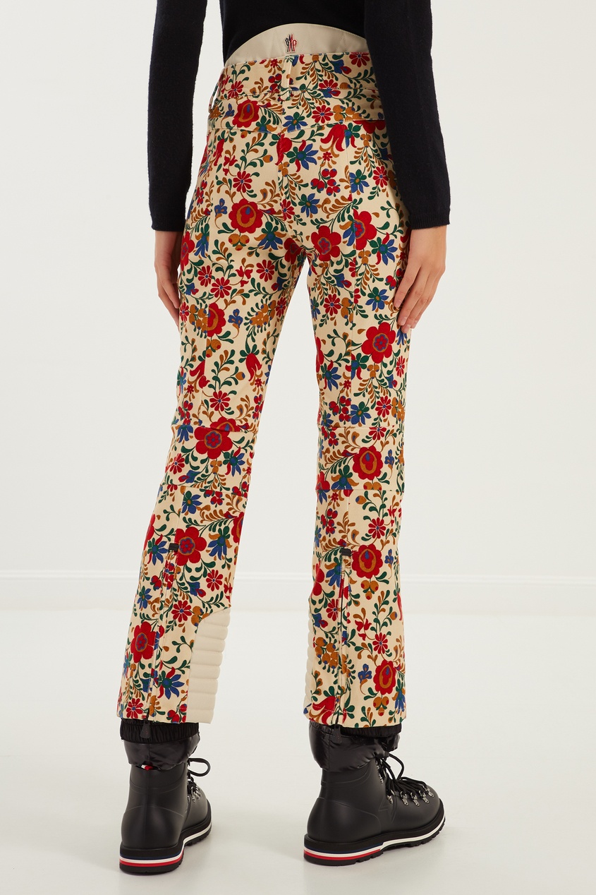 фото Горнолыжные брюки с цветочным принтом 3 moncler grenoble