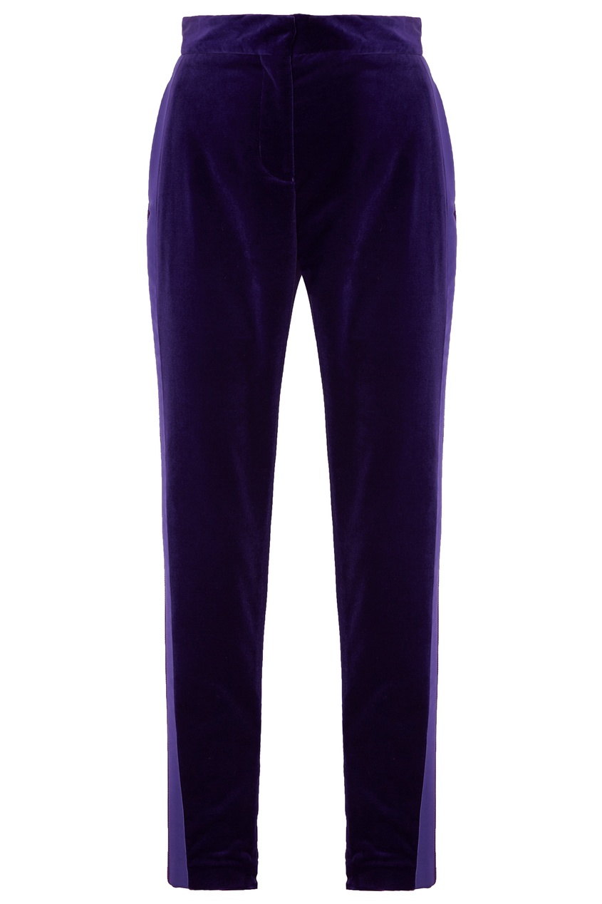 фото Фиолетовые брюки с лампасами dundas