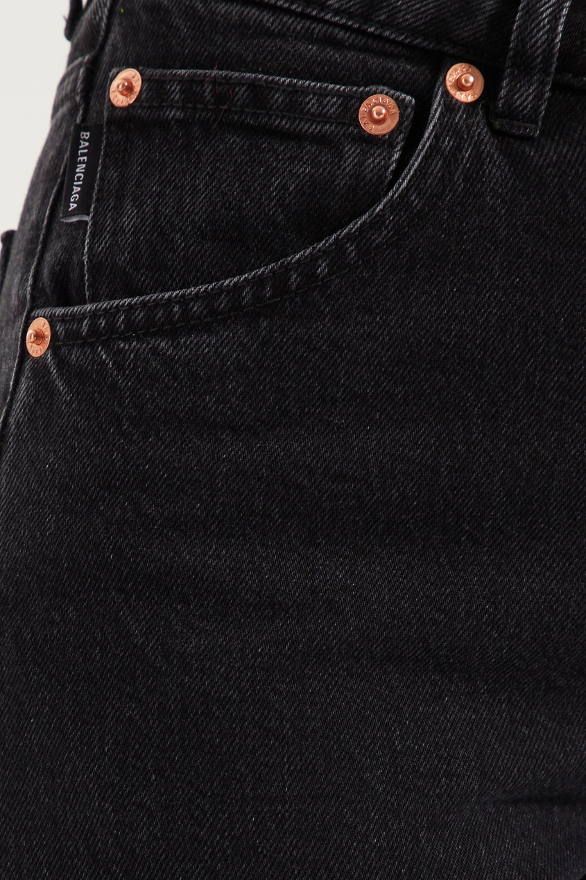 фото Прямые джинсы на пуговицах tube balenciaga