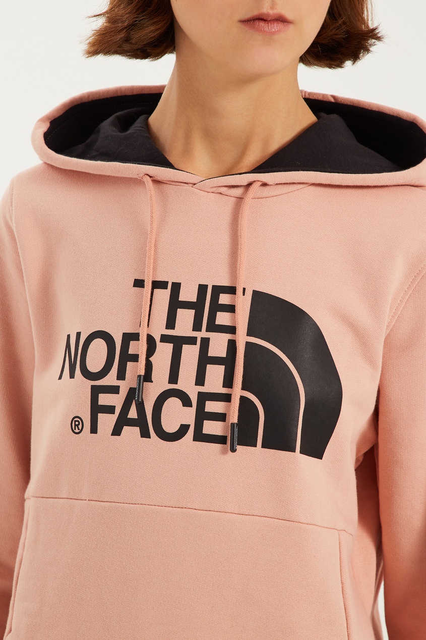 фото Розовое худи с логотипом the north face
