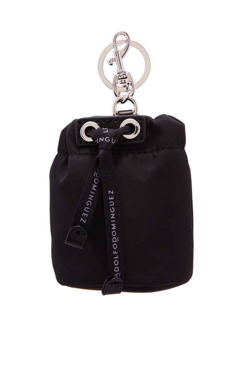 фото Черный брелок в форме сумки adolfo dominguez