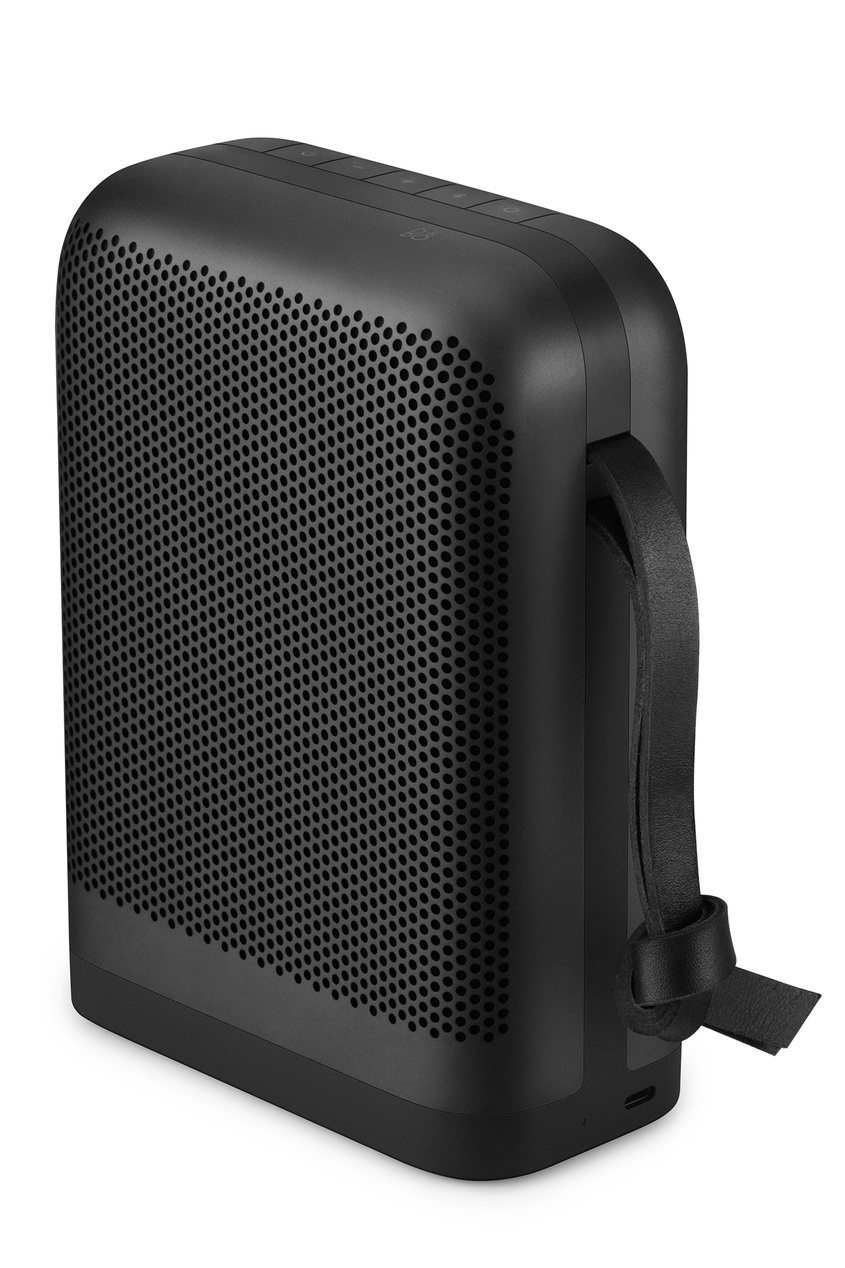 

Черная портативная Bluetooth-акустика, Черный