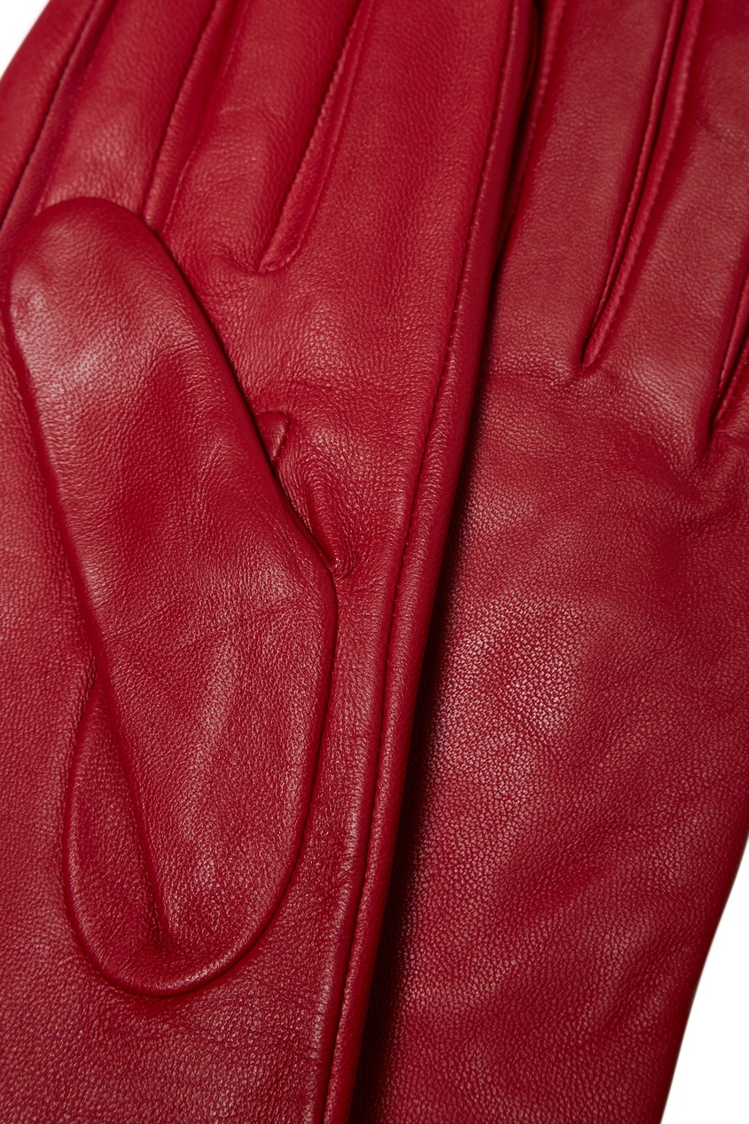 фото Красные кожаные перчатки Essentiel antwerp