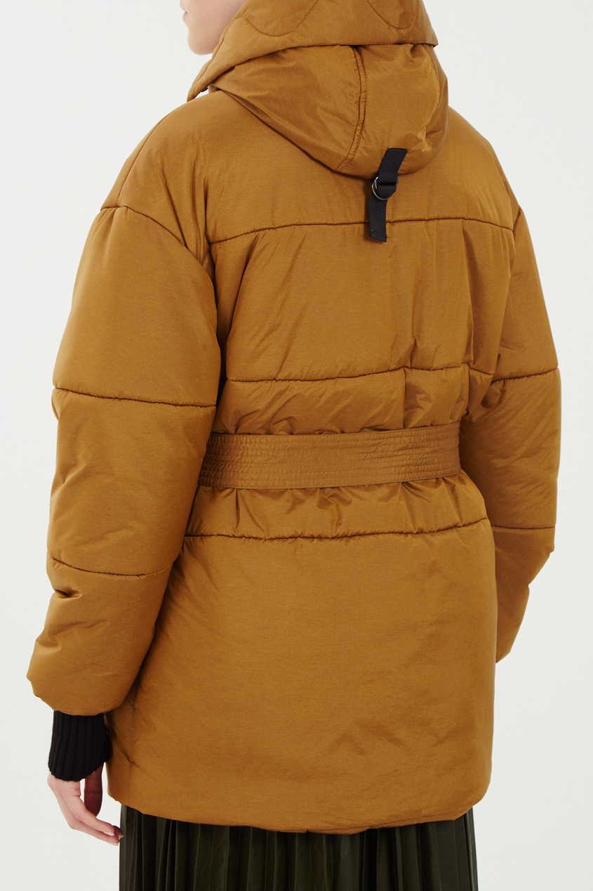 фото Куртка «ума» горчичного цвета novaya