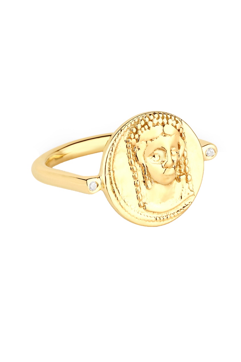 фото Позолоченное кольцо hera из коллекции antique lav`z