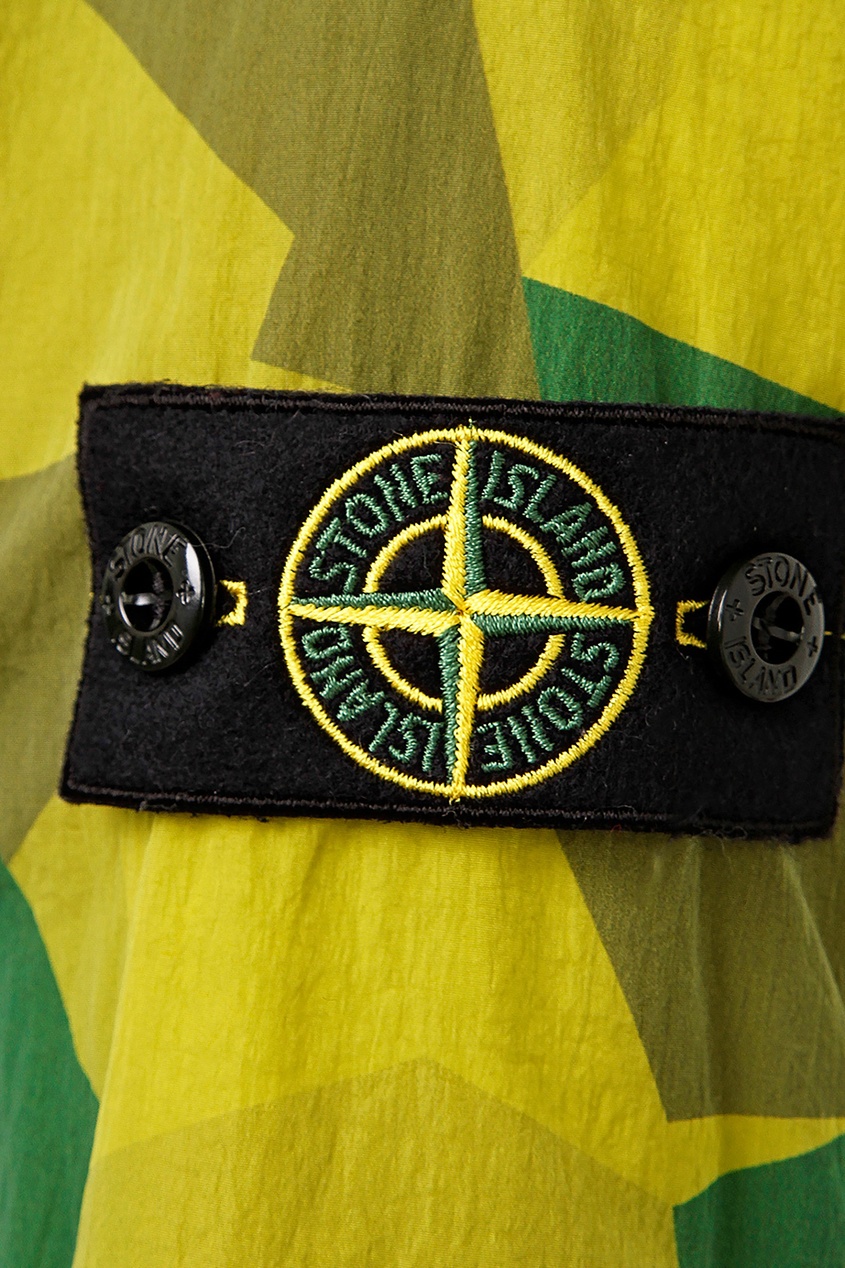 фото Куртка с принтом stone island kids