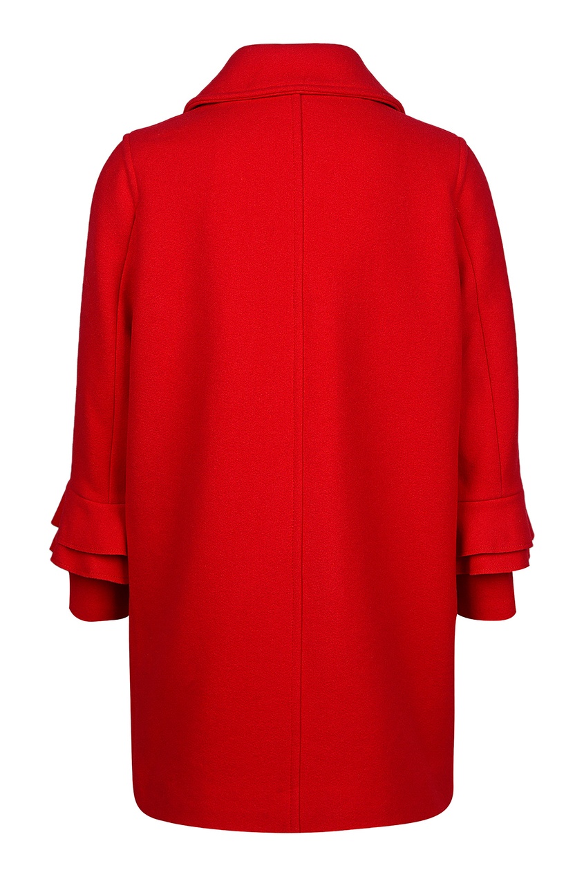 фото Красное пальто с воланами Simonetta mini
