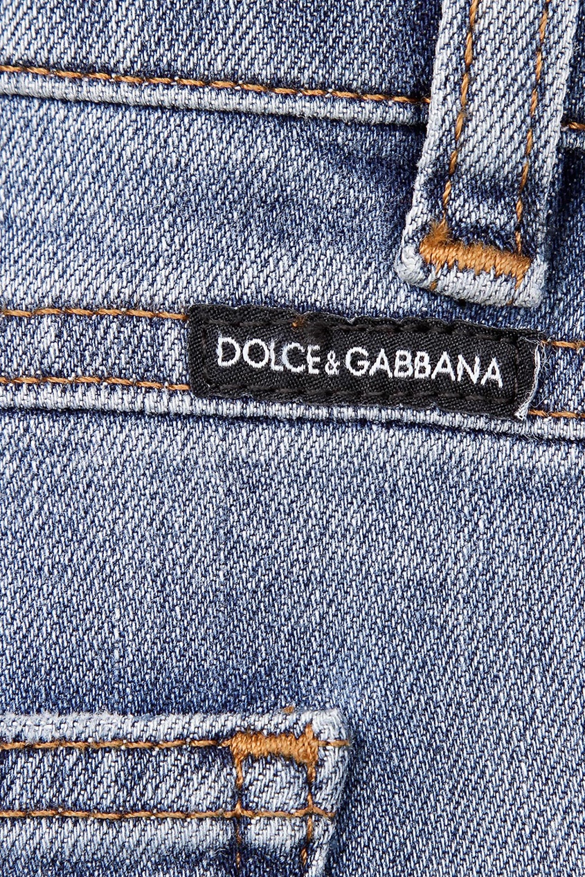 фото Голубые джинсовые брюки dolce&gabbana