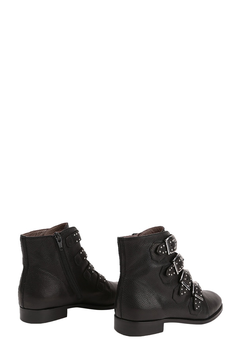 фото Черные ботинки с пряжками Pertini