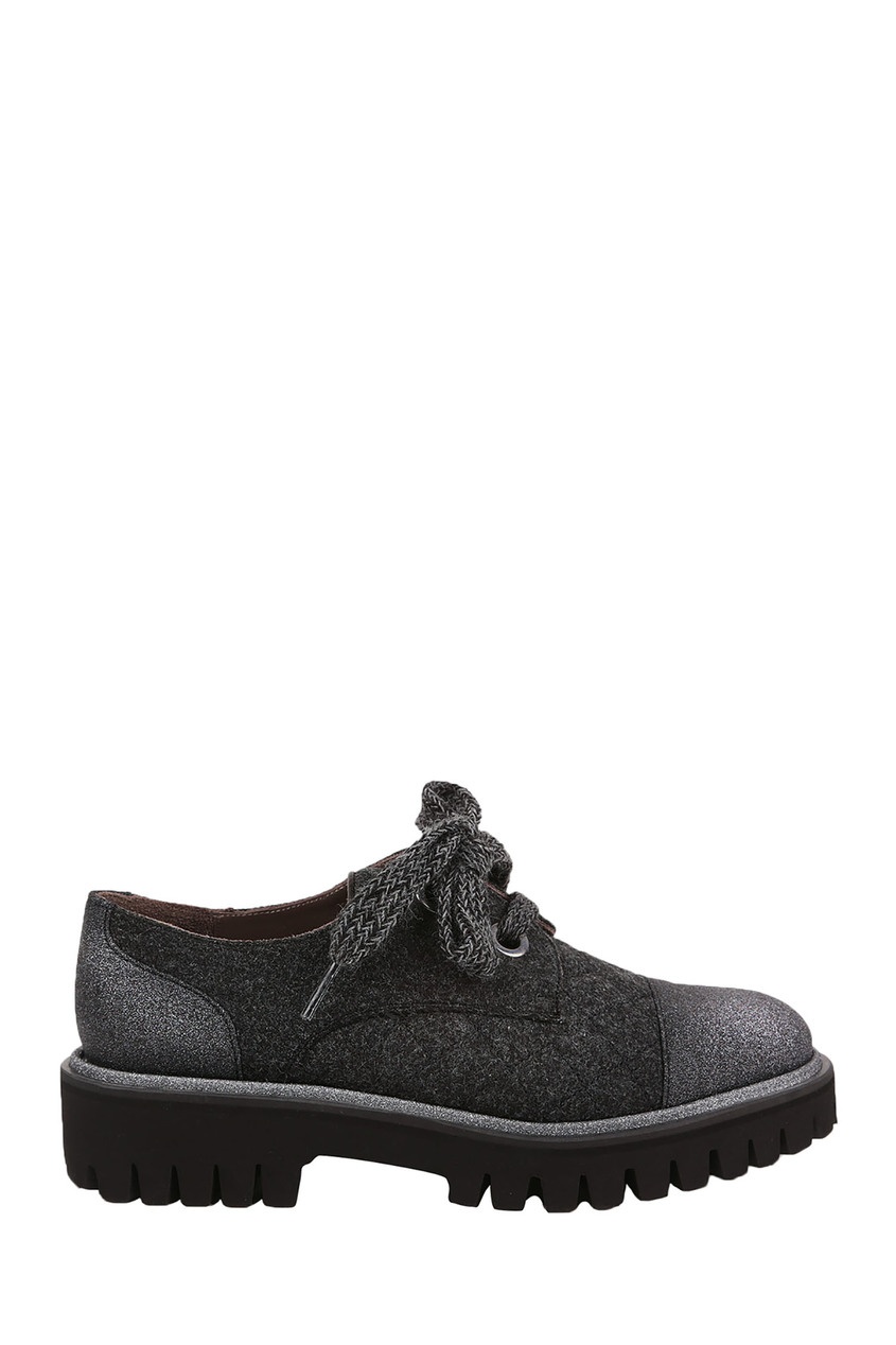 фото Черные комбинированные ботинки Pertini