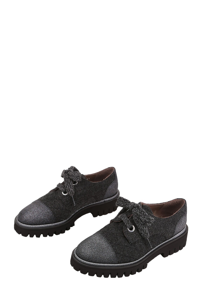фото Черные комбинированные ботинки Pertini