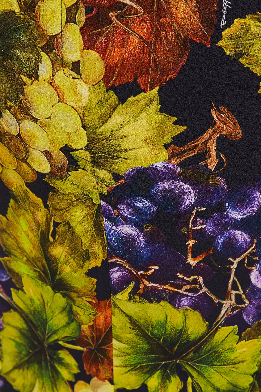 фото Юбка с виноградным принтом dolce&gabbana