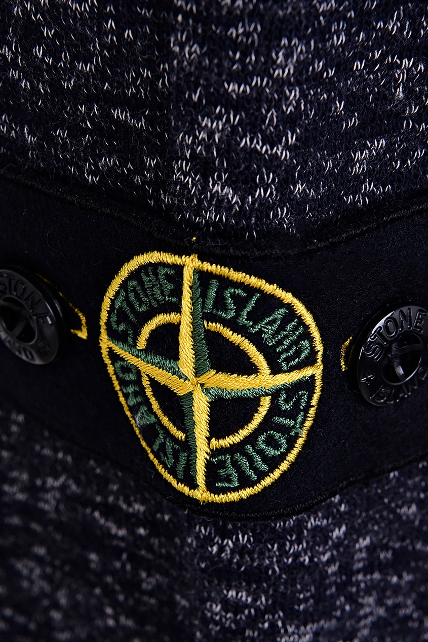 фото Серые брюки с эластичным поясом stone island kids