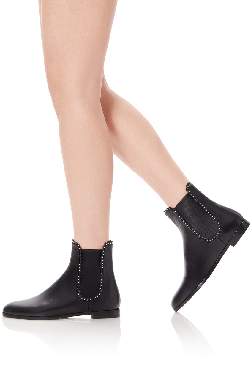 

Черные челси Catroux Bootie Flat, Черный