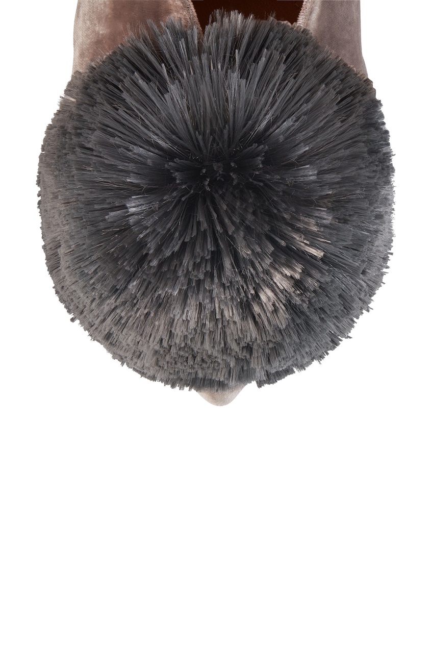 

Серые мюли Powder Puff Mule 45, Серый