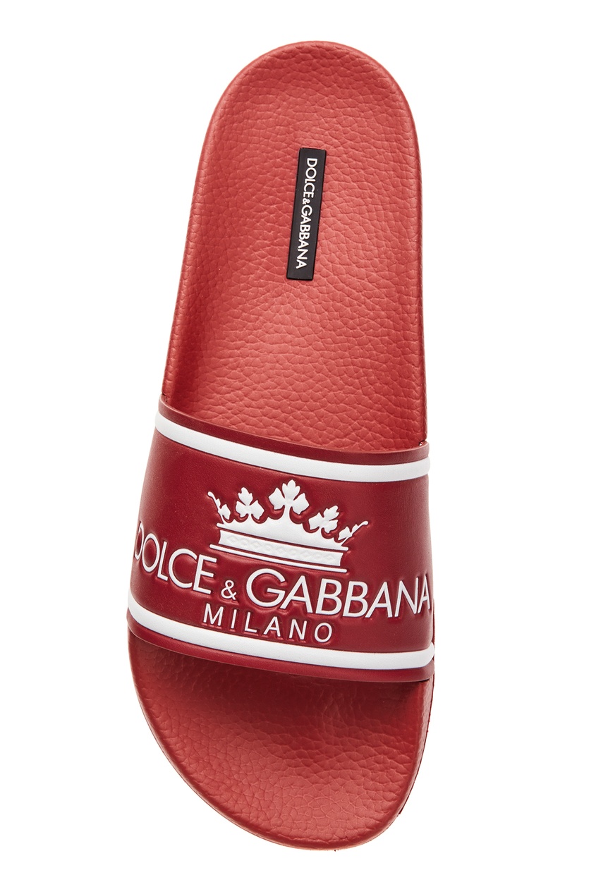 фото Красные шлепанцы dolce&gabbana