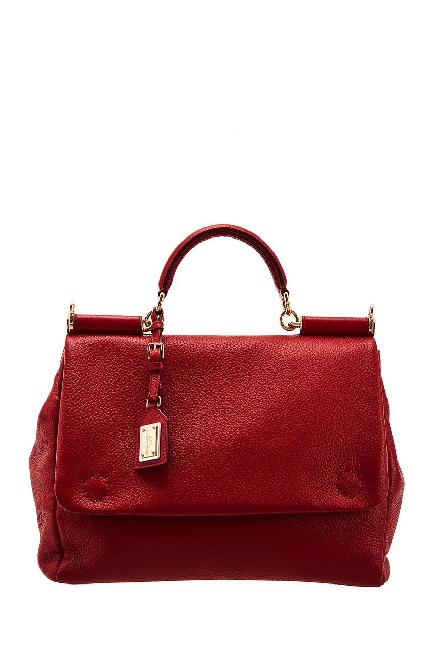 фото Красная сумка miss sicily dolce&gabbana