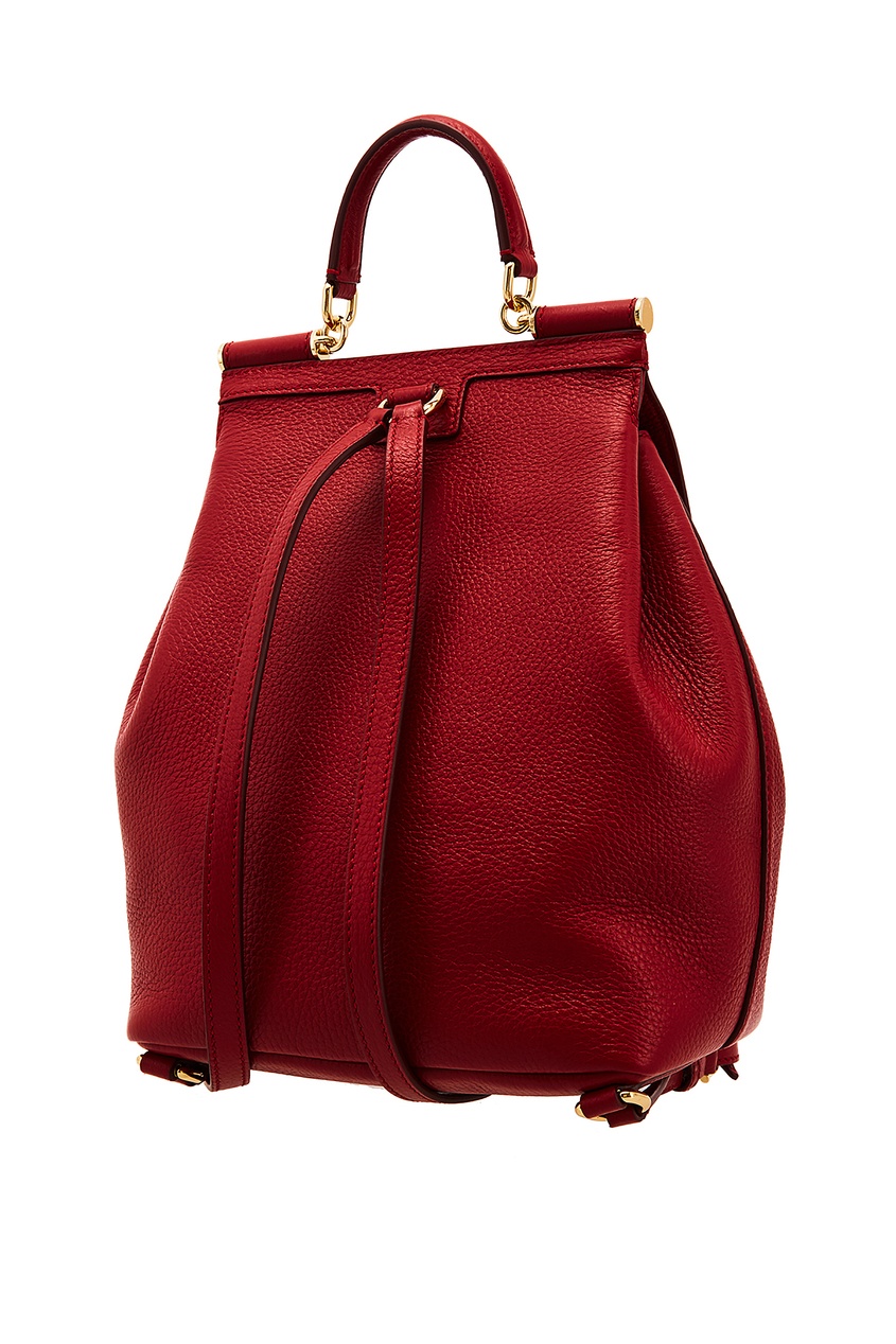 фото Красный рюкзак miss sicily dolce&gabbana