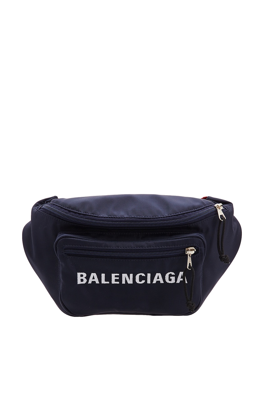 фото Красно-синяя поясная сумка balenciaga