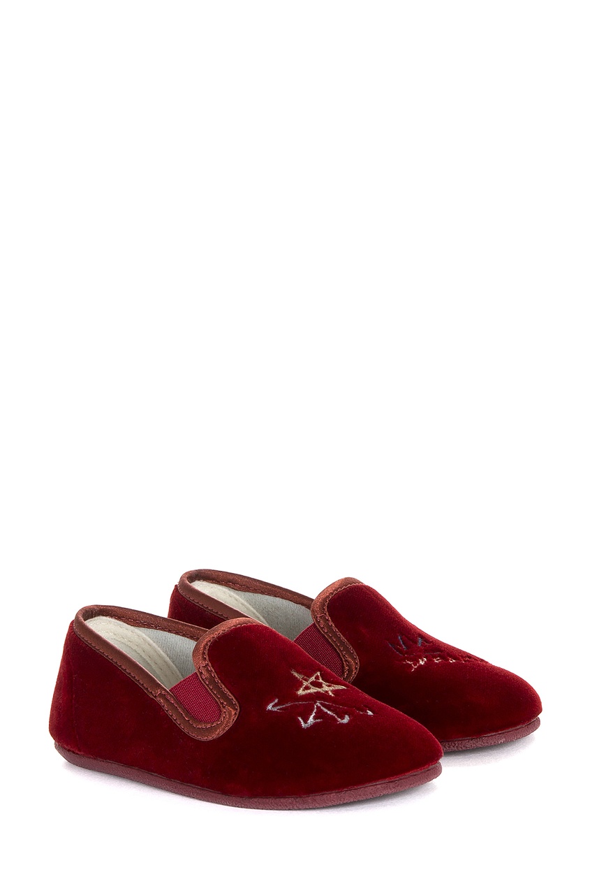 фото Бархатные красные туфли kyoto bonpoint
