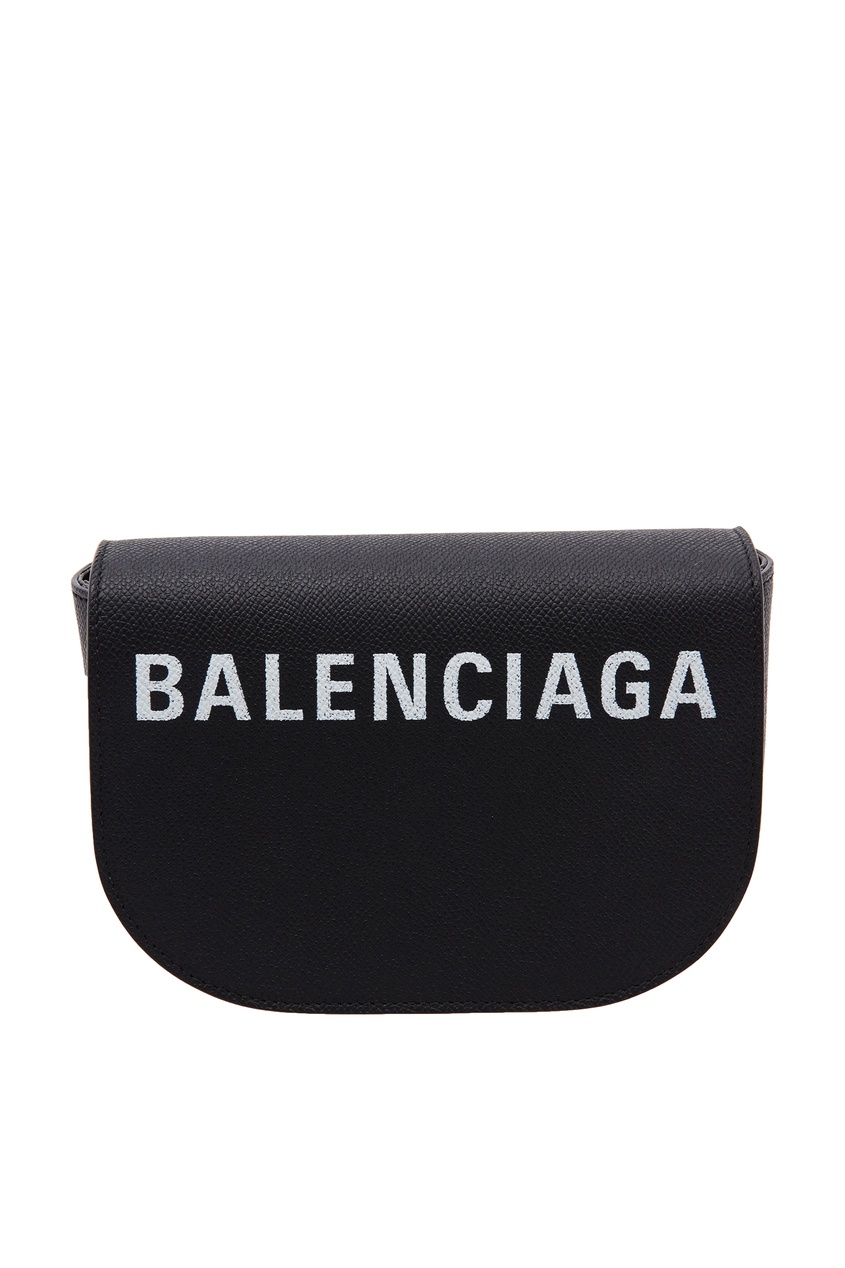 фото Кожаная сумка с логотипом ville day balenciaga