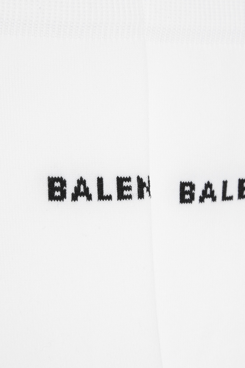 фото Белые носки с логотипом balenciaga