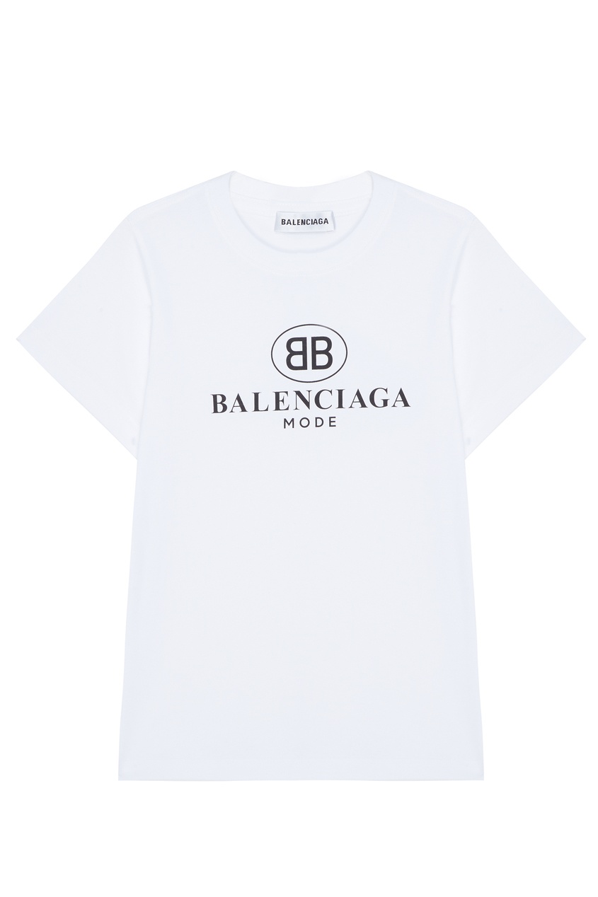 фото Хлопковая футболка bb mode balenciaga