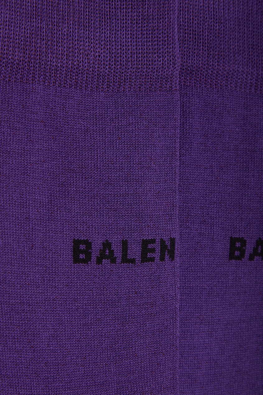 фото Фиолетовые носки с логотипом balenciaga