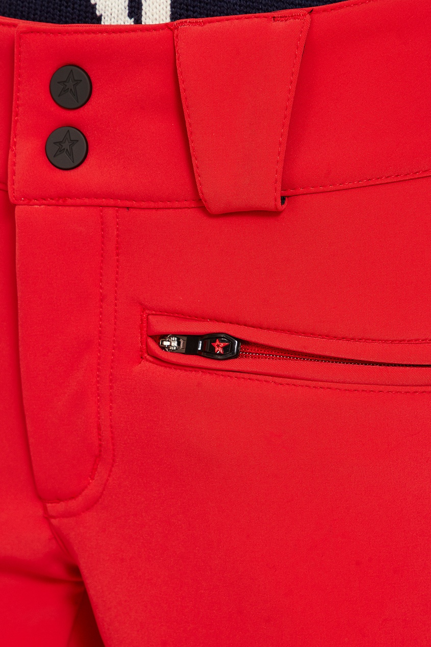 фото Красные брюки с контрастными вставками perfect moment