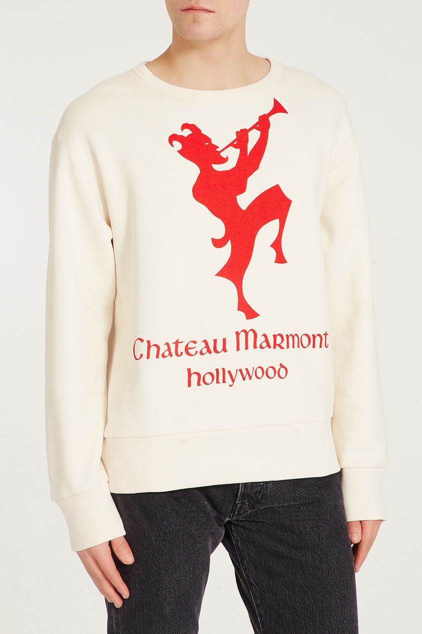 фото Свитшот с логотипом Chateau Marmont Gucci man