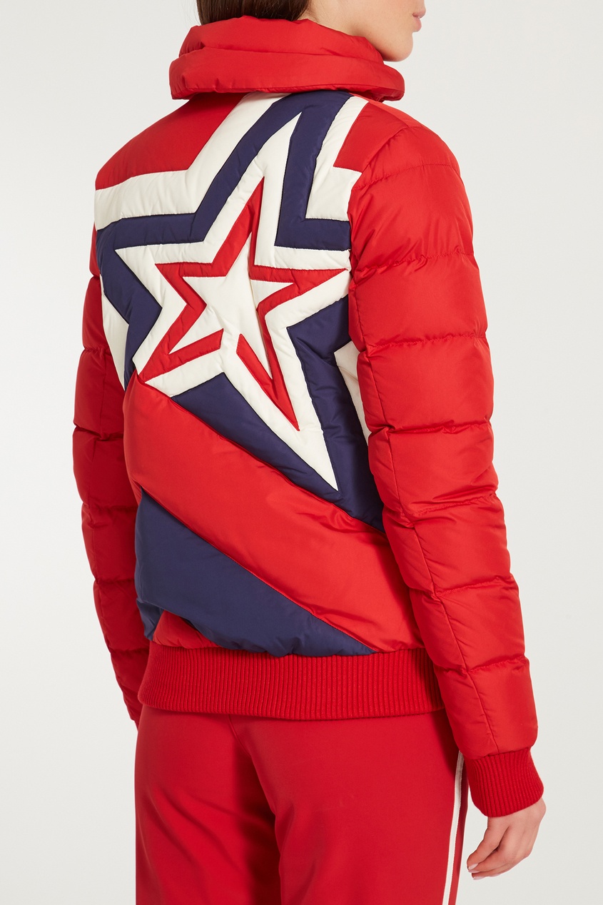 фото Красная лыжная куртка super star perfect moment