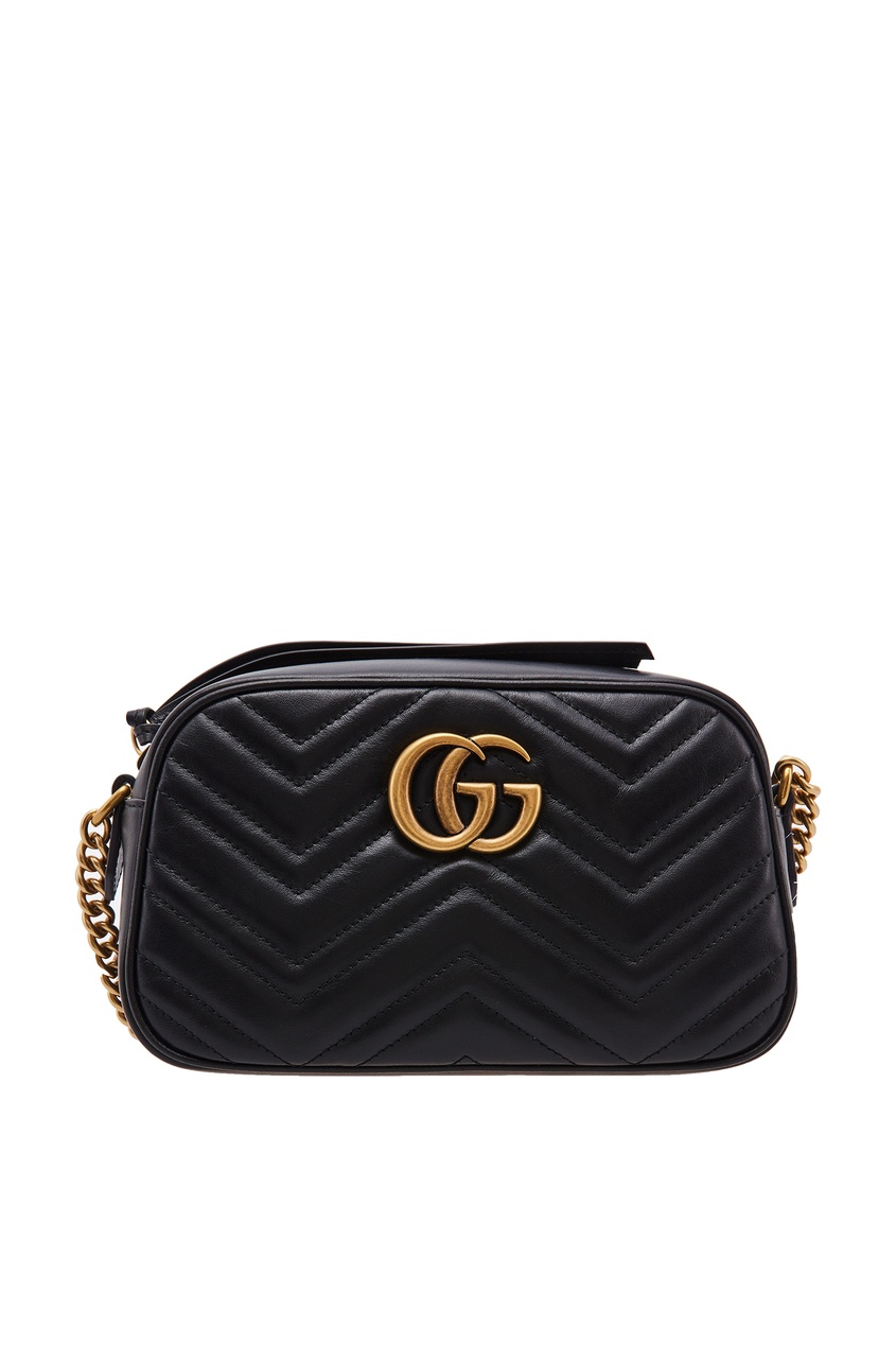 фото Маленькая черная сумка GG Marmont Gucci