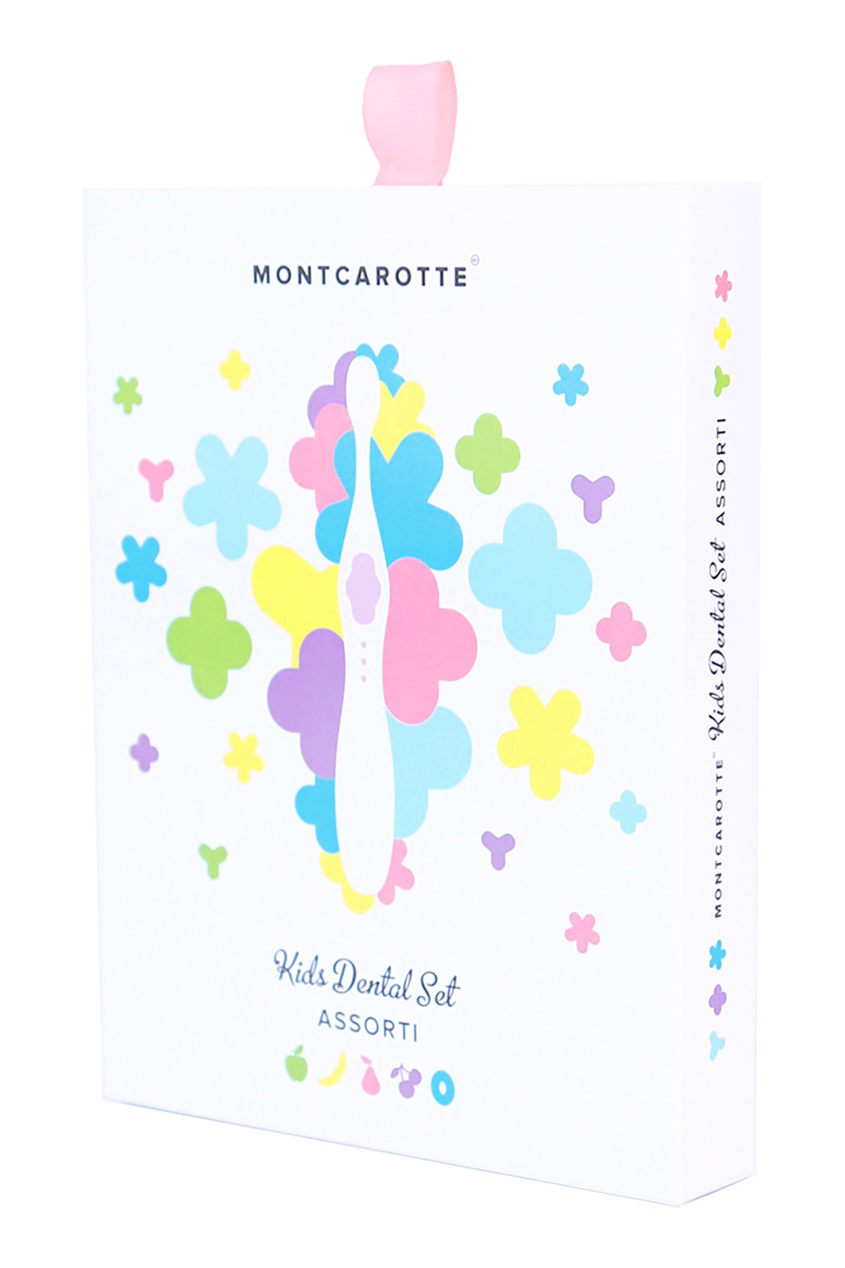 фото Подарочный набор "розовый" детской косметики для зубов для детей montcarotte