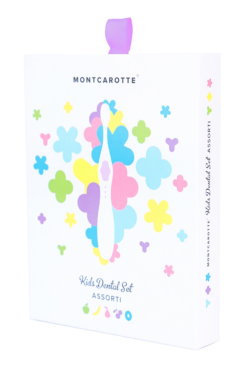 фото Подарочный набор «голубой» детской косметики для зубов для детей montcarotte