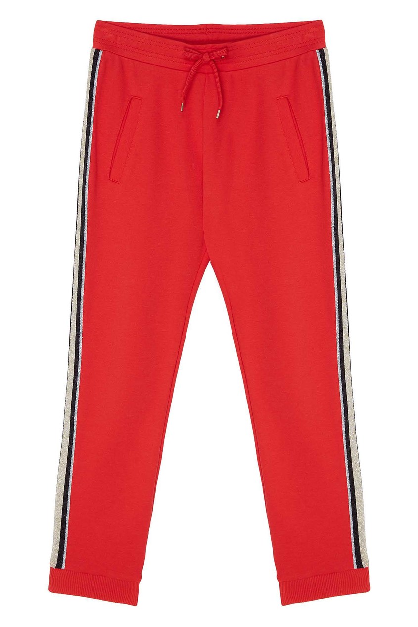 фото Красные брюки с лампасами Little marc jacobs
