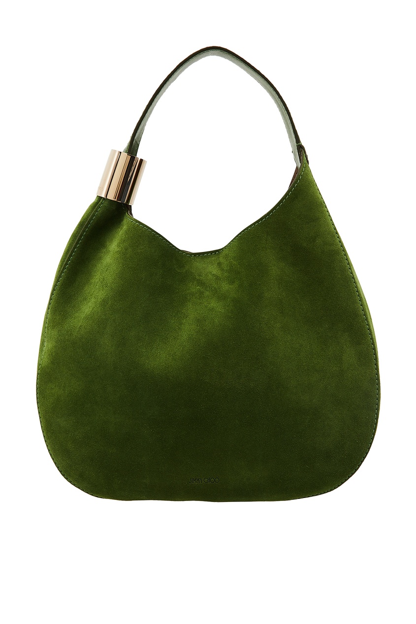 фото Зеленая сумка-мешок stevie jimmy choo