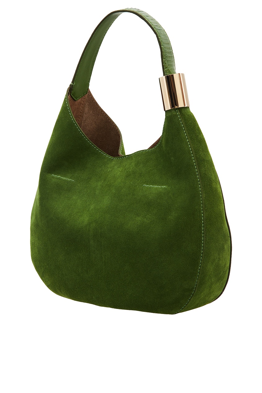 фото Зеленая сумка-мешок stevie jimmy choo