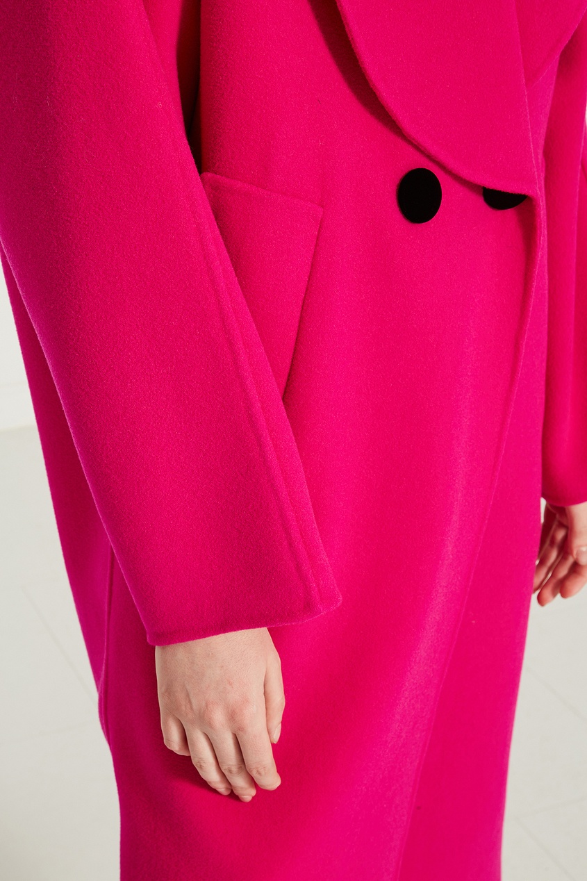 фото Розовое шерстяное пальто marc jacobs (the)