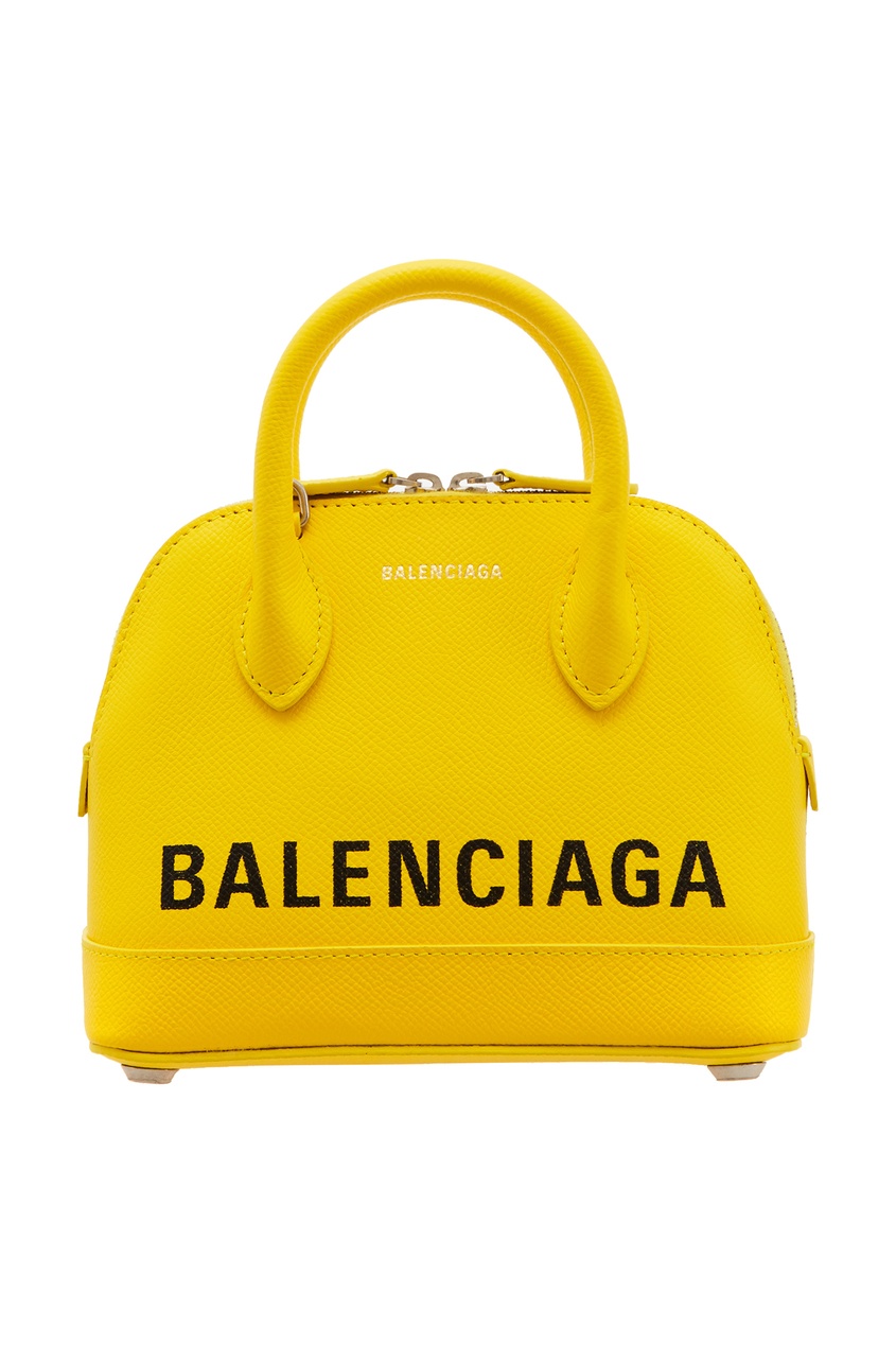 фото Желтая сумка ville xs balenciaga