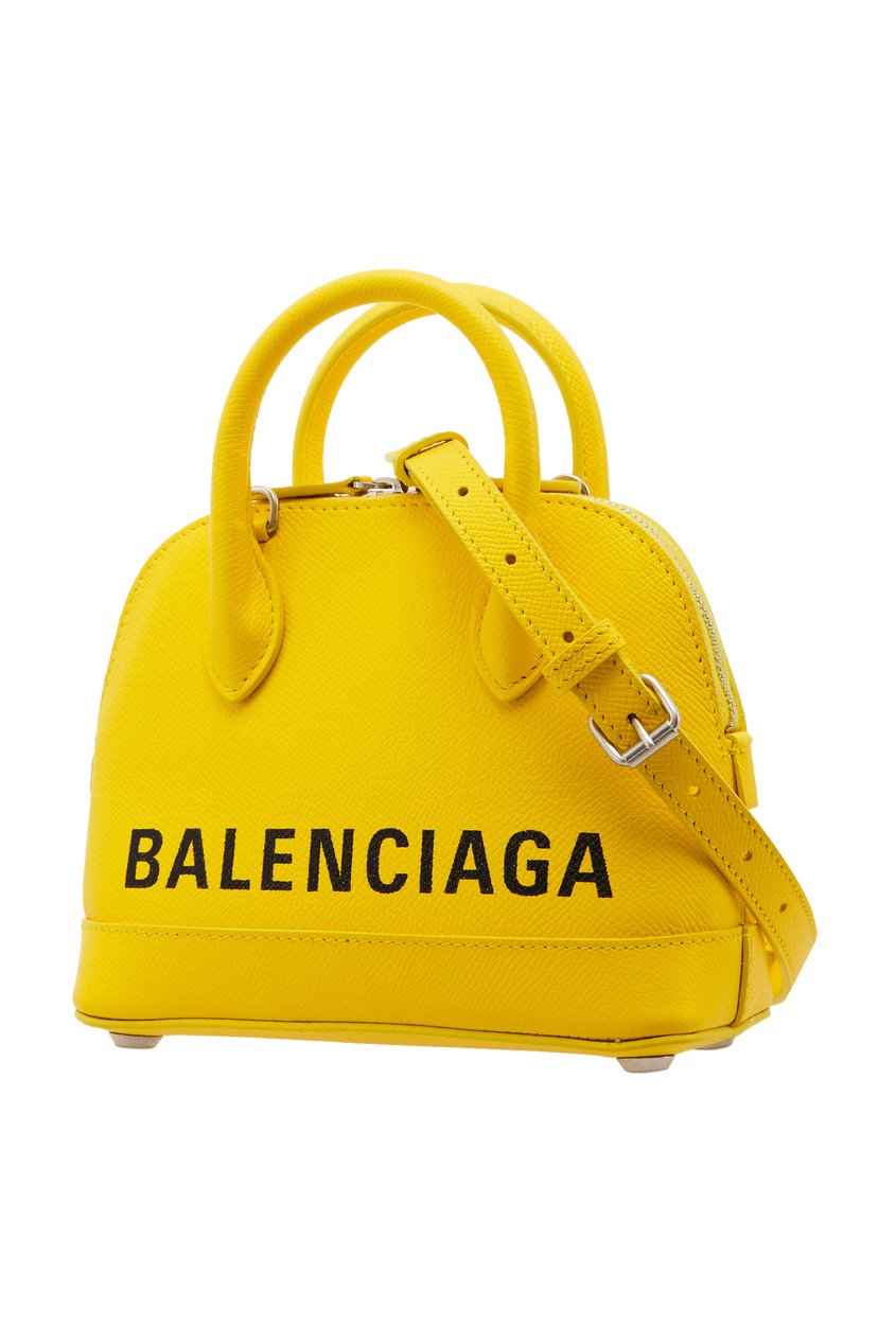 фото Желтая сумка ville xs balenciaga