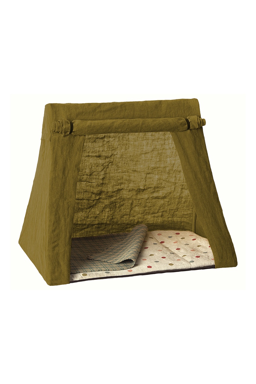 фото Игрушечная палатка оттенка хаки maileg