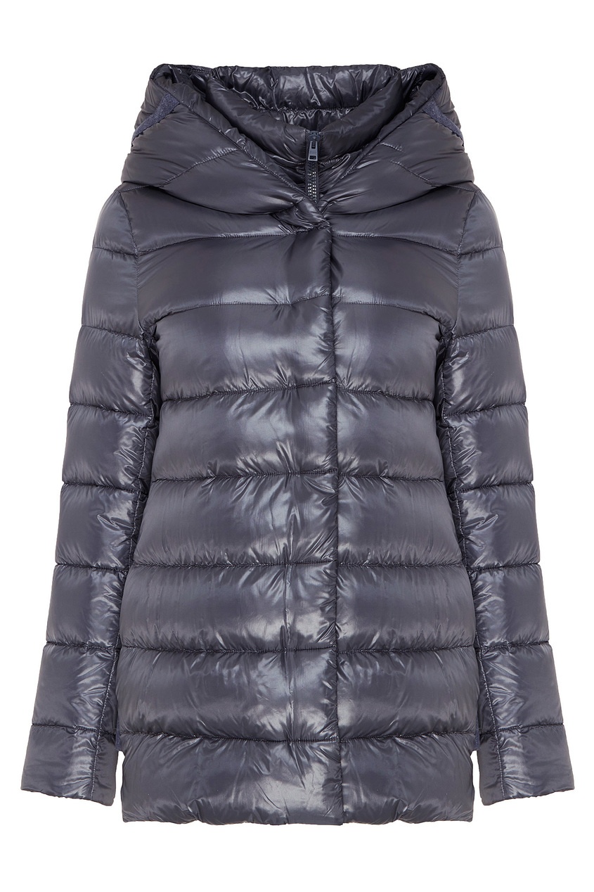 

Синяя стеганая куртка, Голубой