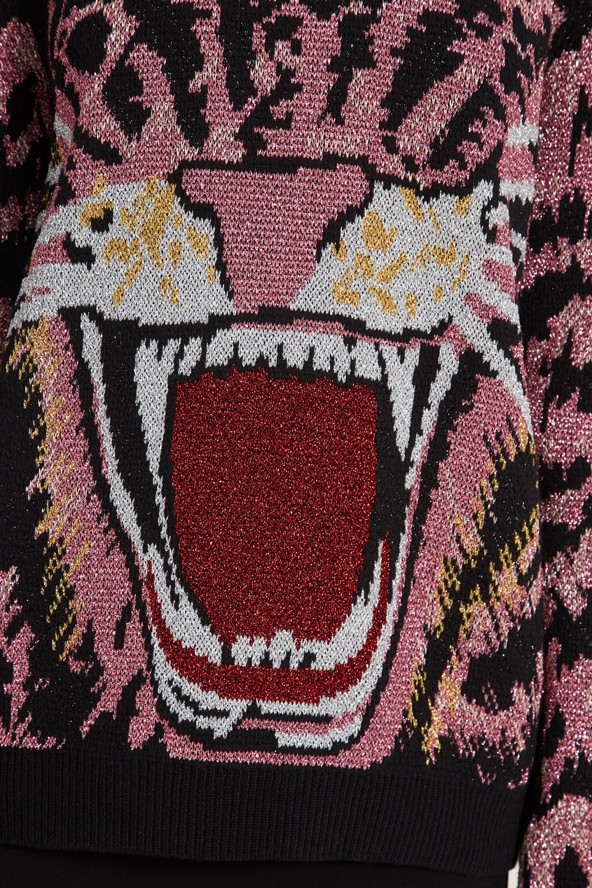 фото Шерстяной свитер с люрексом gucci